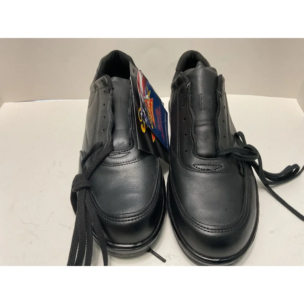 Thorogood Classics Mens Postal Certified Oxford Black Leather Shoes 834-6333 10W